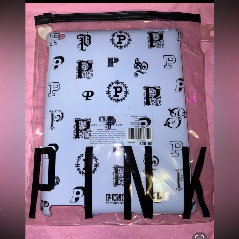 Victoria’s Secret iPad 2/3 blue black plastic hard case